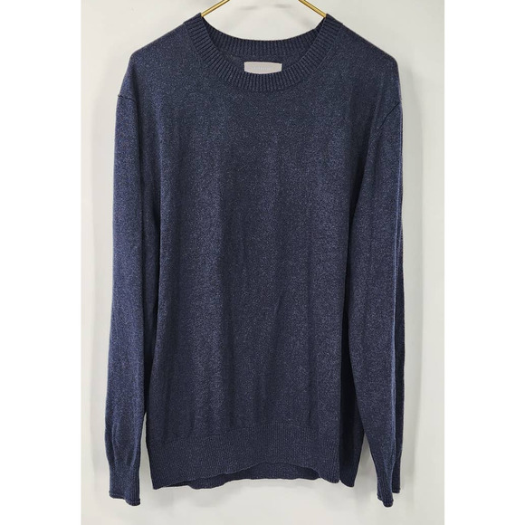 Everlane Meens Sweater Cotton Day‎ Coolmax Blue XL Crewneck - Picture 1 of 10